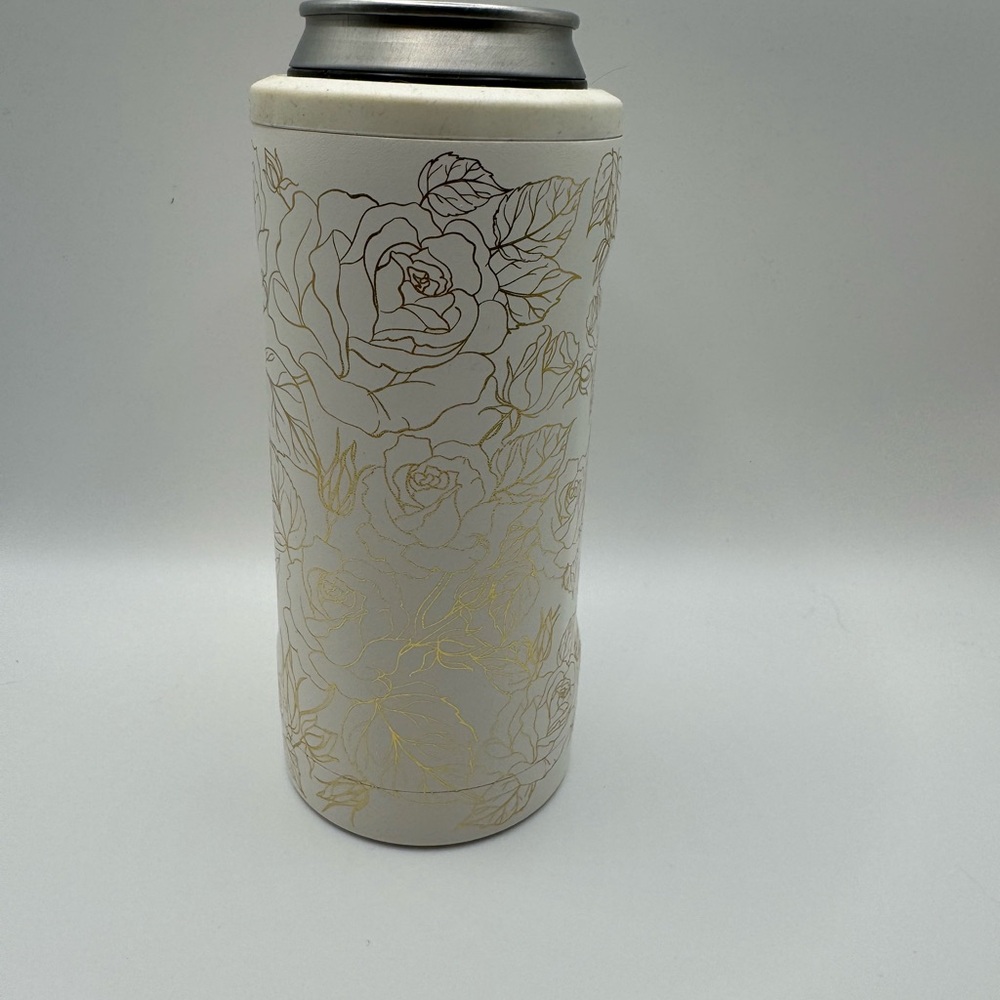 BrüMate enchanted rose Floral Slim Can Cooler - Picture 2 of 3